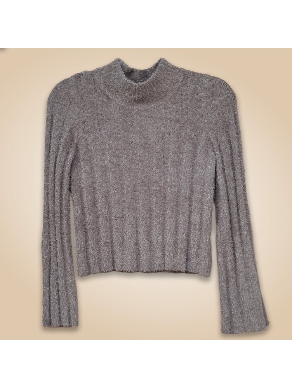 Gentle Fawn Brown Fuzzy Sweater